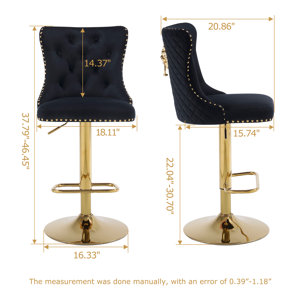 Rosdorf Park Jelliff Swivel Adjustable Height Stool & Reviews | Wayfair